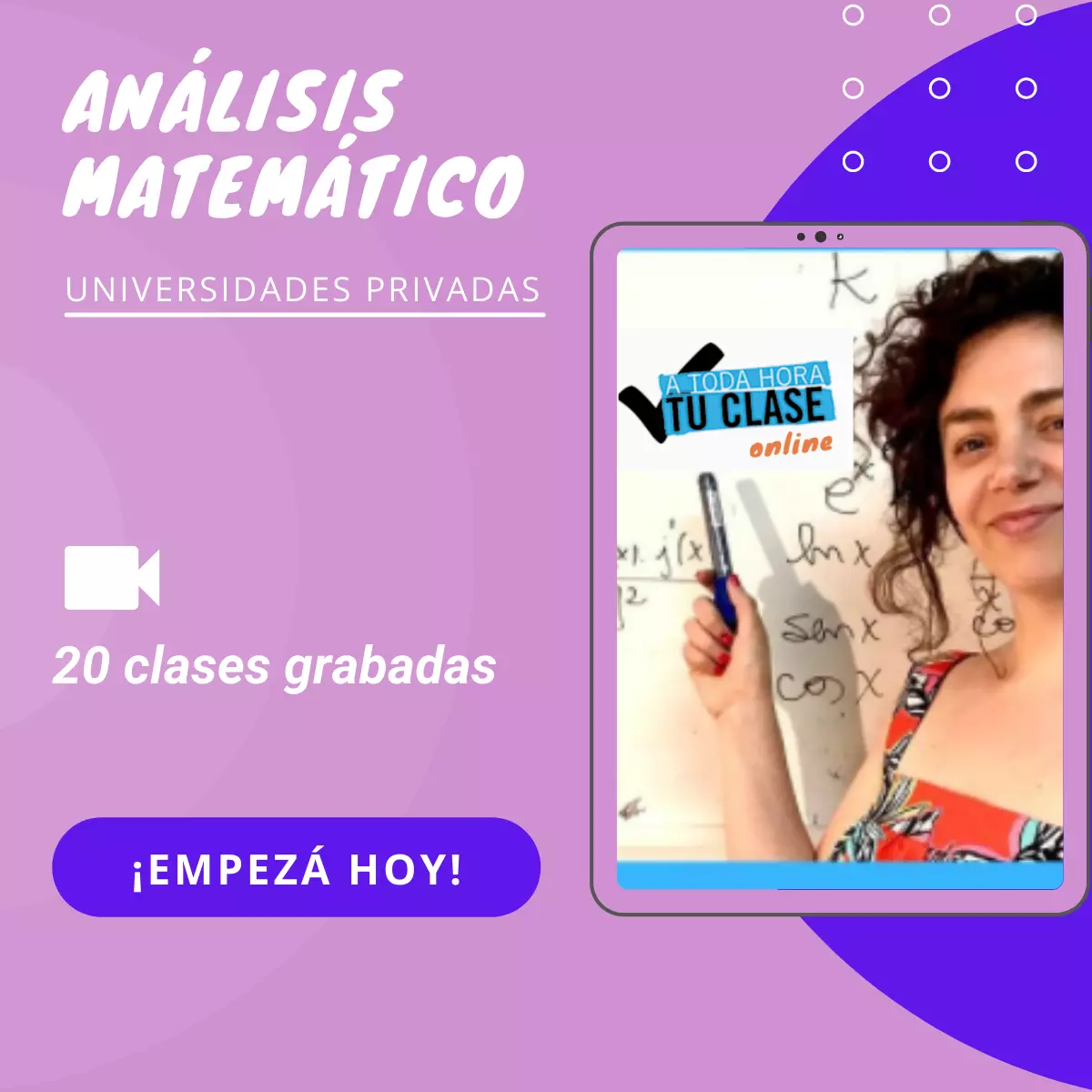 20 Clases Análisis Matemático